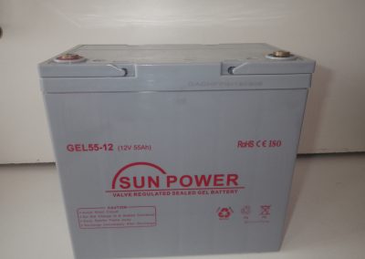 Bateria de GEL 55A sunpower - sunpowermz