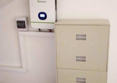 Sistema de backup com inversor Growatt - sunpowermz